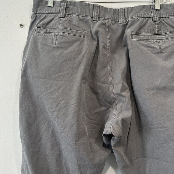 Duluth Trading Flex Ballroom Khakis Mens 40x30 Gray Canvas Pants Workwear - Picture 7 of 12